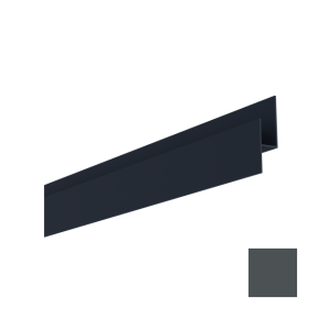 Profil de Départ bas pour Bardage MEP Isocel ISO-BBS4AN Anthracite, 4m