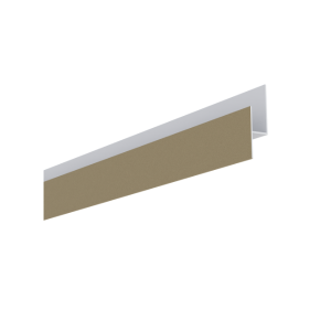 Profil de Départ bas pour Bardage MEP Isocel Premium Taupe, 4 m