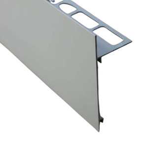 Profilé de Rive Alu pour Terrasse 102mm x 2,5 m, Chromé Mat
