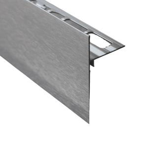 Profilé de Rive Alu pour Terrasse H 102mm x 2,5 m, Gris Brossé