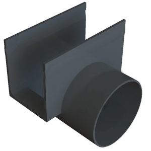 Raccord externe pour Caniveau ACO Slimline, Sortie horizontale