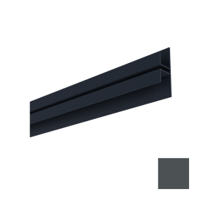 Raccord vertical pour Bardage MEP Isocel 75 x 21,4 mm Anthracite, 4 m