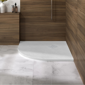 Receveur de douche Kinerock Evo RD9005 Blanc 90 x 90 cm 1/4 de rond