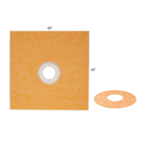 Receveur de Douche Schlüter-Kerdi-Shower-TT H25 cm 1,22 x 1,22 cm