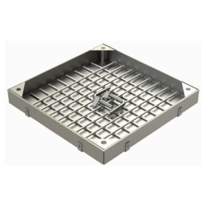 Regard à paver Inox B125 Limatec TL400, 540 x 540 mm, H67.5 mm