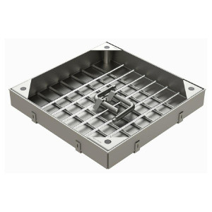 Regard à paver Inox C250 Limatec TL300, 440 x 440 mm, H67.5 mm