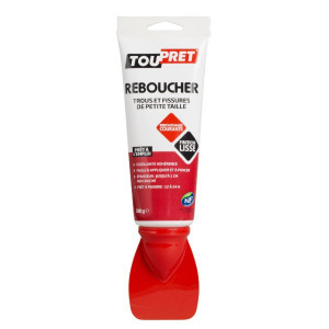 Enduit de Rebouchage en Pâte Toupret Blanc Tube 330 g