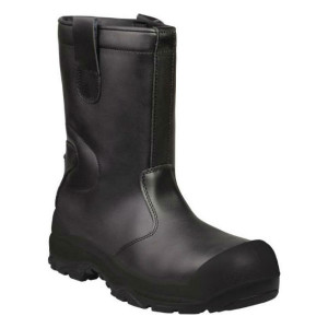 Bottes de Sécurité Cuir DeltaPlus Samara Noir S3 SRC