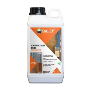 Saturateur Bois Huile de Protection Haute Performance Dalep Bidon 1L 