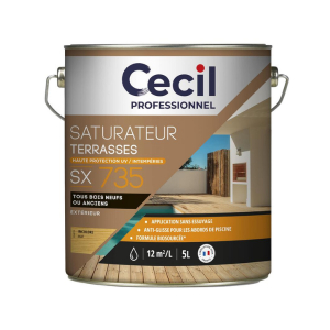 Saturateur Terrasses Haute Protection Cecil SX735 Naturel 5L