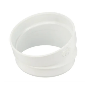 Secteur de Coude PVC à Coller NF 15° Nicoll ST1W Blanc, ⌀100mm