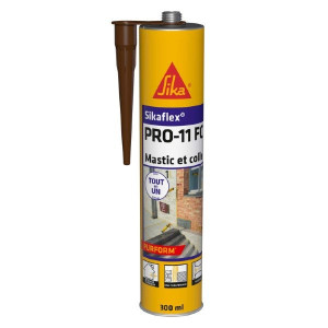 Sikaflex pro 11 FC, couleur marron, la cartouche de 300 ml