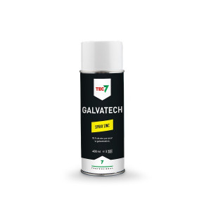 Spray Zinc pour Galvanisation à Froid Tec7 Galvatech 400ml