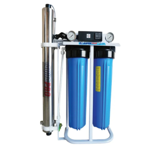 Stérilisateur d'eau par UV Aquapro Big Blue Puropluie 12 GPM 40W KDF
