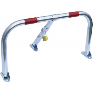 Barrière Parking Tube Acier avec Cadenas 755x370x405 mm Viso STOPCAR