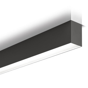 Suspension LED Planlicht Pure 3 Noir 3000K 160cm P33H169-9005E1830H3M