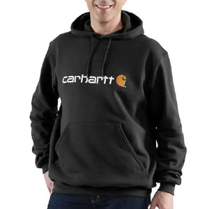 Sweat à Capuche Carhartt Signature Logo Hooded 100074 Black