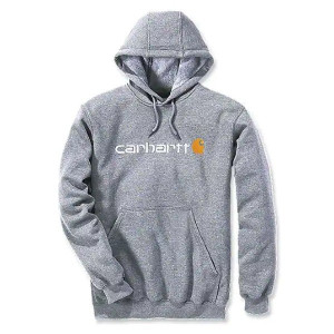 Sweat à Capuche Carhartt Signature Logo Hooded 100074 Heathergrey