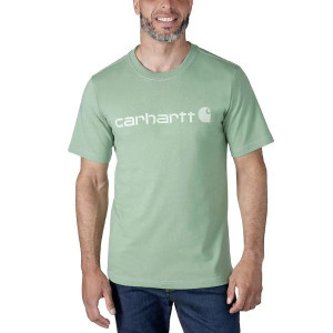 T-Shirt Carhartt Core Logo S/S 103361 Loden Frost Heather