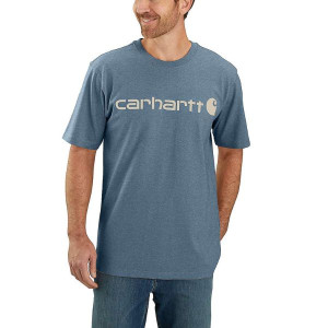 T-Shirt Carhartt Core Logo S/S 103361 Thundercloud Heather