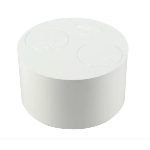 Tampon de Réduction PVC NF Mâle Nicoll TOP44B Blanc, ⌀100/40/40mm