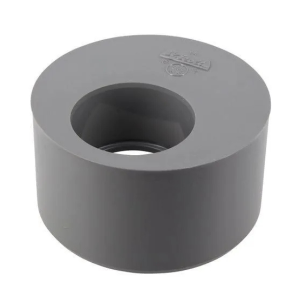 Tampon de Réduction simple PVC NF M-F Nicoll T5 Anthracite, ⌀100/50mm
