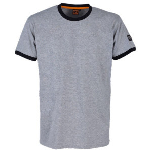 Tee-shirt Bosseur sans marquage Gris-chiné