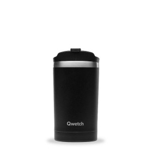 Travel Mug Isotherme Qwetch Matt Double Paroi 300 ml Noir