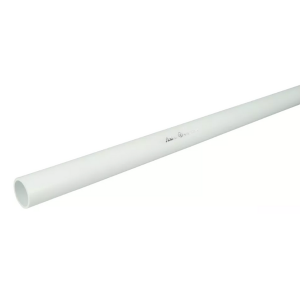 Tube PVC Batiment à Coller NF Nicoll EU2HW Blanc 2 m, ⌀40mm