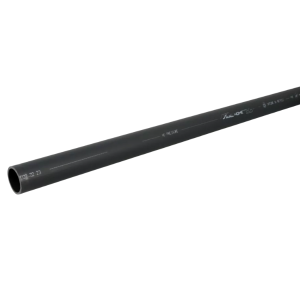 Tube PVC Batiment à Coller NF Nicoll Hometech® Anthracite 2m, ⌀40mm