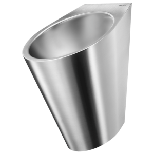 Urinoir suspendu sans eau Inox 304 Delabie Fino WF Poli satiné 135010