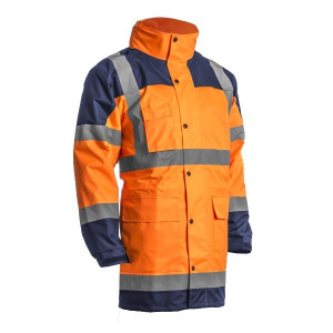 Veste de Pluie Haute Visibilité Coverguard Hydra Orange Fluo