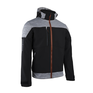 Veste de Travail Softshell Coverguard Banjo Noir/Gris Chiné