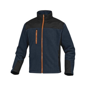 Veste Polaire Zippé DeltaPlus BRIG2 Marine-Noir