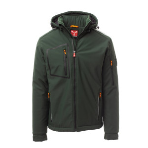 Veste Softshell Rembourrée Payper Stream Pad Vert/Noir