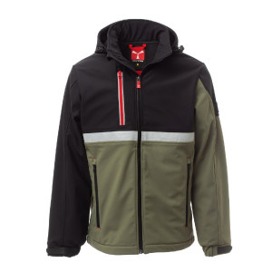 Veste Softshell Payper Wise Vert Militaire/Noir