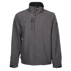 Veste Softshell Bosseur Nutak Gris Chiné