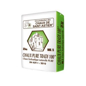 Chaux Pure Saint Astier Tradi NHL5, Sac de 25 kg