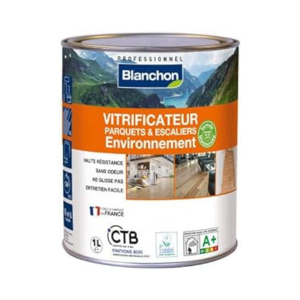 Vitrificateur Parquets Escaliers Environnement Blanchon Ultra Mat, 1L