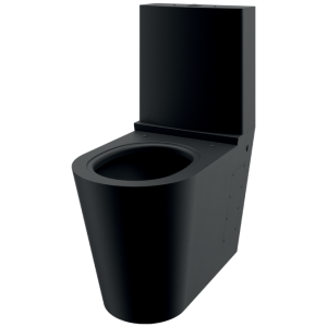 WC Monobloc Inox 304 Delabie S21 Noir mat 110390BK