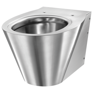WC suspendu Inox 304 Delabie BCN S Double fintion 110112