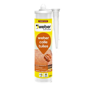 Mastic Colle Souple pour Tuiles Weberseal Roof Tile 400ml