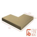 Angle-90°-Couvertine-Alu-Finibeau-Plat-50x50x27cm-Beige-Sablé-2
