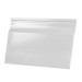 Bardage PVC MEP Barcel Aspect Lisse Blanc hauteur 15cm, longueur 5m