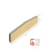 Embout-Couvertine-Alu-Finibeau-Plat-L27cm-Beige-Sablé-2