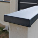 Embout-Couvertine-Alu-Finibeau-Plat-L27cm-Anthracite-Sablé-2