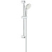 Set de Douche, Barre, Pommeau & Flexible Grohe Tempesta 100, 1 jet