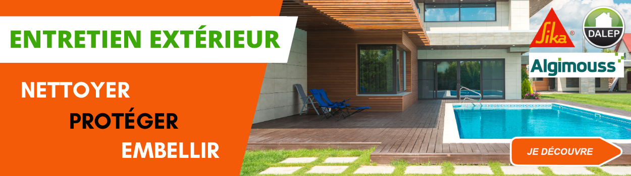 Entretenez vos espaces extérieurs avec les marques Dalep, Algimouss et Parexlanko