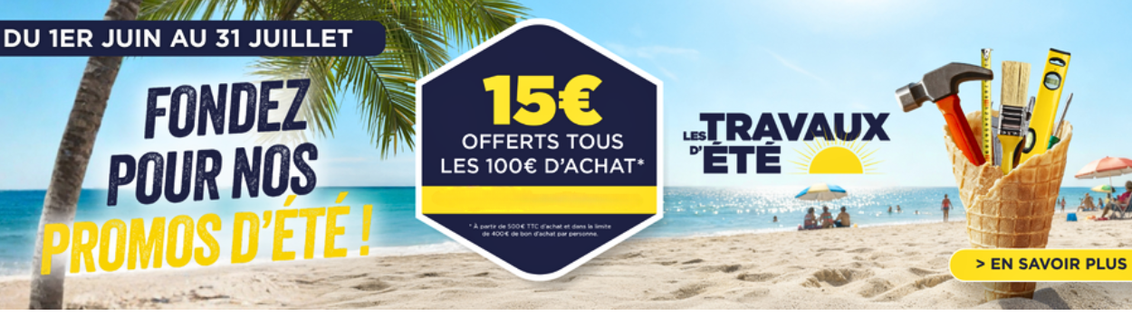 Cumulez vos achats sur l'ensemble du catalogue jusqu'au 31 juillet 2026 et bénéficiez de bons de réduction